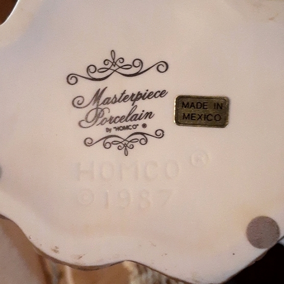 👉*VINTAGE* HOMCO WINGED SWAN MASTERPIECE FIGURINE with 👉ORIGINAL BASE & BOX - Picture 6 of 16